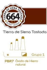 Oleo alba G1 x 18ml. (664) Tierra de siena tostada