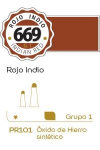 Oleo alba G1 x 18ml. (669) Rojo indio