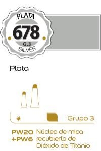 Oleo alba G3 x 60ml. (678) plata