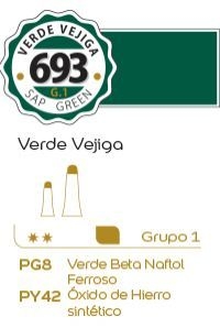 Oleo alba G1 x 18ml. (693) Verde vejiga