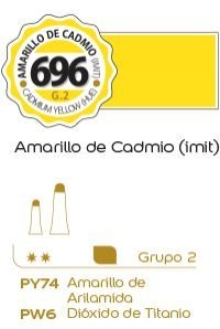 Oleo alba G2 x 60ml. (696) Amarillo de cadm IMIT