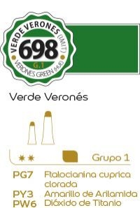 Oleo alba G1 x 60ml. (698) Verde verones