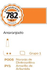Tempera Alba G1 18ml. (782) Anaranjado
