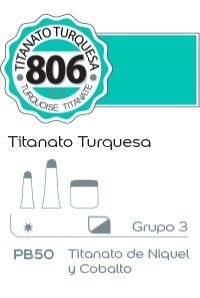 Acrilico Alba G3 x 18ml. (806) Titanato turquesa