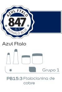 Acrilico Alba G1 x 60ml. (847) Azul ftalo