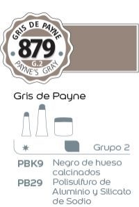 Acrilico Alba G2 x 60ml. (879) Gris de payne