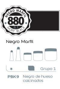 Acrilico Alba G1 x 60ml. (880) Negro marfil