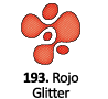 Dimensional eterna glitter x 40ml. Rojo