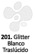 Dimensional eterna glitter x 40ml. Blanco traslucido