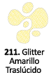 Dimensional eterna glitter x 40ml. Amarillo traslucido