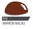 Pintura para tela alba x 40ml. Marron macao
