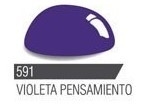 Pintura para tela alba x 40ml. Violeta pensamiento