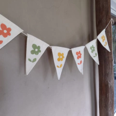 Guía de Banderines De Tela. Flores Pop - comprar online