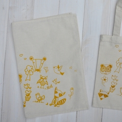 6 Mantelitos con estampa de Animales (Pack seis unidades) - tienda online