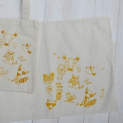 6 Mantelitos con estampa de Animales (Pack seis unidades) - Patch-In by Gaby Caporale 