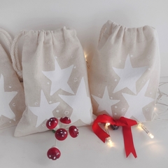Bolsitas Souvenir Estrella blanca 12 cm x 15cm (pack x 6 unidades) - comprar online