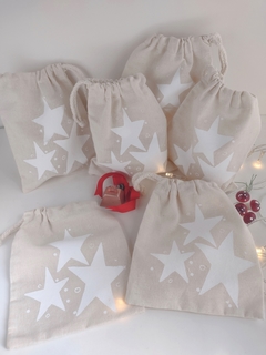 Bolsitas Souvenir Estrella blanca 12 cm x 15cm (pack x 6 unidades) en internet