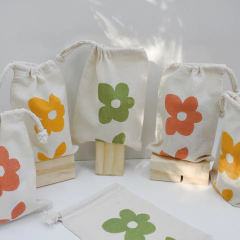 Bolsitas Souvenir Flores Pop 10 cm.x15cm. (pack 6 unidades)