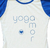 Remera Yoga amor azul - comprar online
