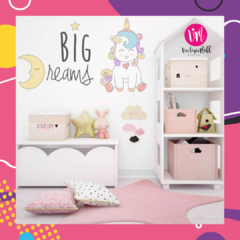 Vinilo Infantil Unicornio Big Dreams 02