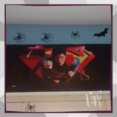 mural Infantil Superman 14