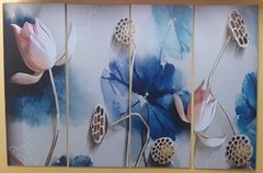Políptico Flowers Relieve Liquidación Stock