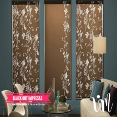 CORTINA BLACKOUT ROLLER BROWN M45