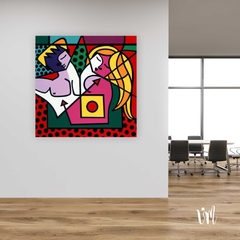 Cuadro Britto Cuadrado 01 - comprar online