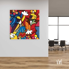 Imagen de Cuadro Britto Cuadrado 01