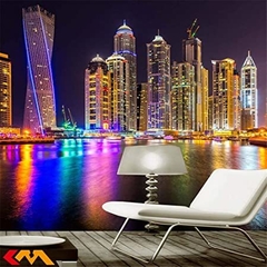 Mural Ciudad DUBAI 219 cm ancho x 242 cm alto - comprar online
