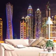 Mural Ciudad DUBAI 219 cm ancho x 242 cm alto