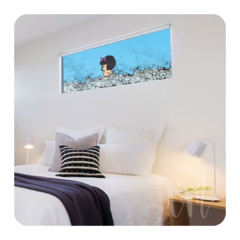 Esmerilado impreso Mafalda 200x70 - comprar online