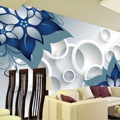 Mural sueño azul