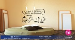 F55 Frase en Vinilo Calado - comprar online