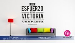 F63 Frase en Vinilo Calado - comprar online