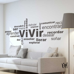 Vinilo Decorativo Frase 01