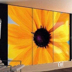 Mural Flor amarilla