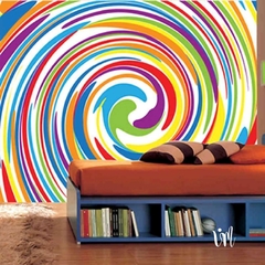 Mural GRAFITTI ARCO IRIS 2