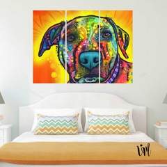 Tríptico Dog Watercolor 06