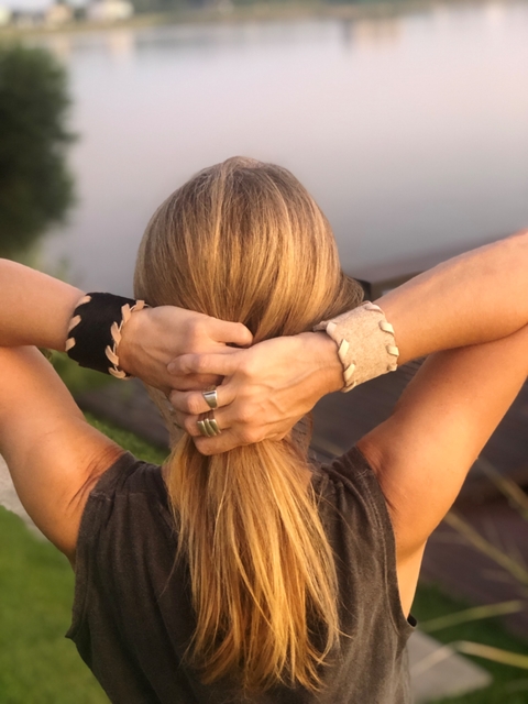 Brazalete de cuero