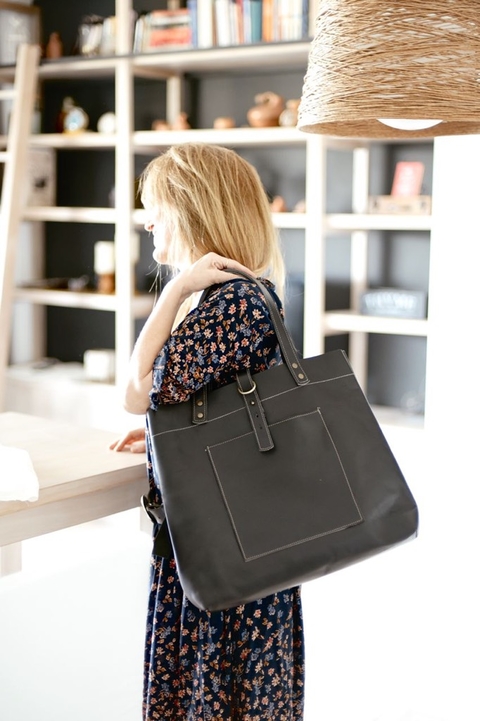 Tote Bag de cuero “Mika” - PRE ORDER