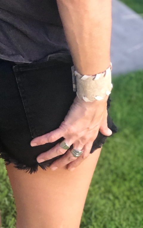 Brazalete de cuero