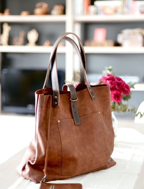 Tote Bag de cuero “Claire”