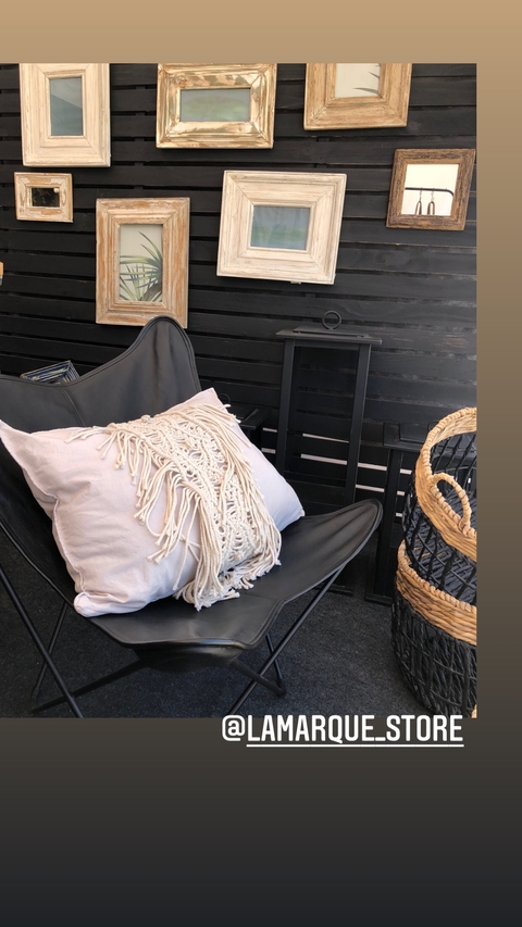 Almohadon com macrame