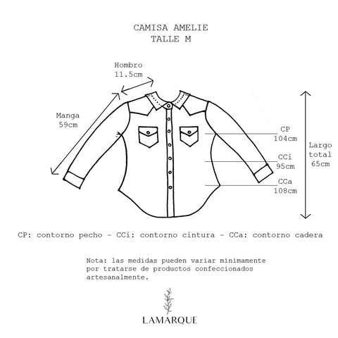 Camisa “Amelie”