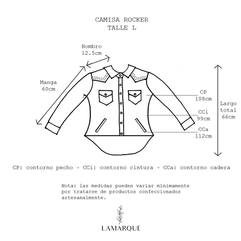 Camisa “Rocker”