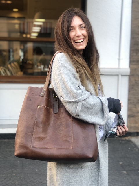 Tote Bag de cuero “Cloe” - PRE ORDER