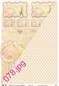 Cartulina estampada doble faz 32 x 47 cm Modelo DF078