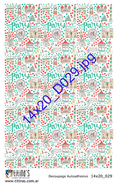 Láminas autoadhesivas 14 x 20cm Modelo D029 - comprar online
