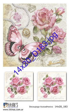 Láminas autoadhesivas 14 x 20cm Modelo D183 - comprar online